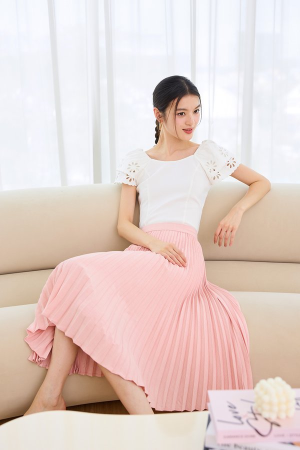 Mylee Top In Classic White