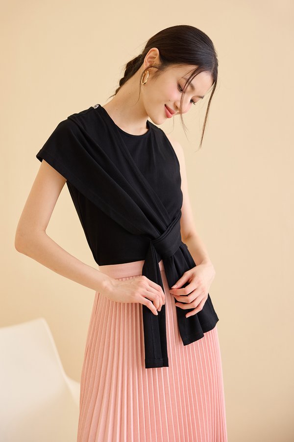 Shantelle Top In Classic Black