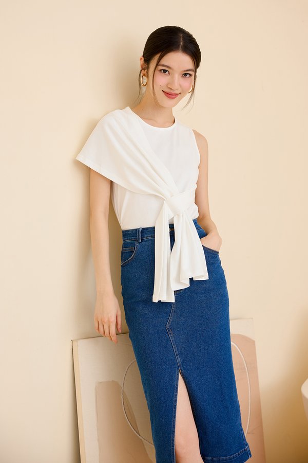Shantelle Top In Classic White