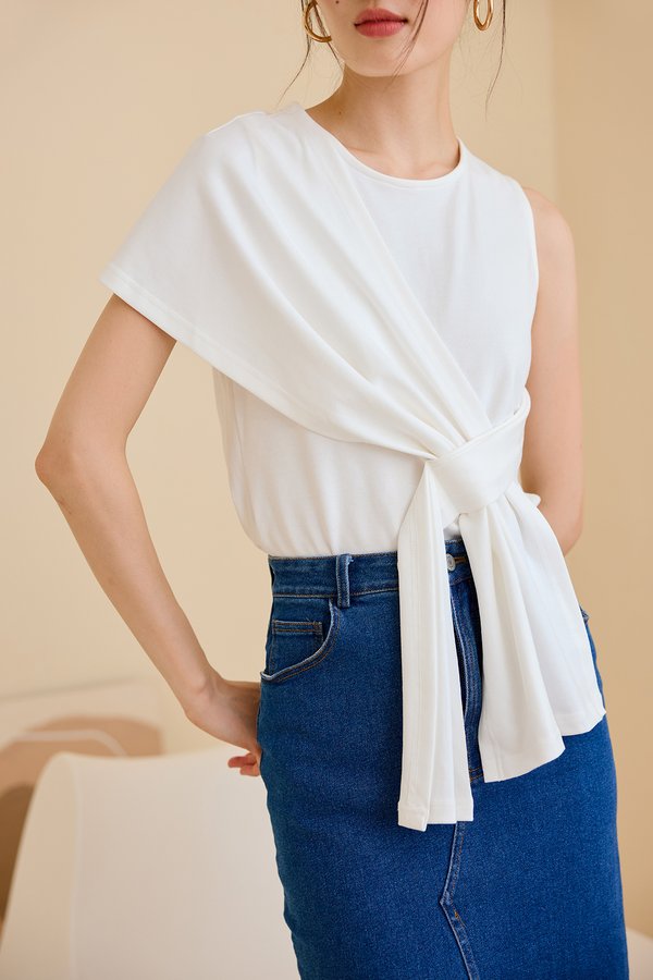 Shantelle Top In Classic White