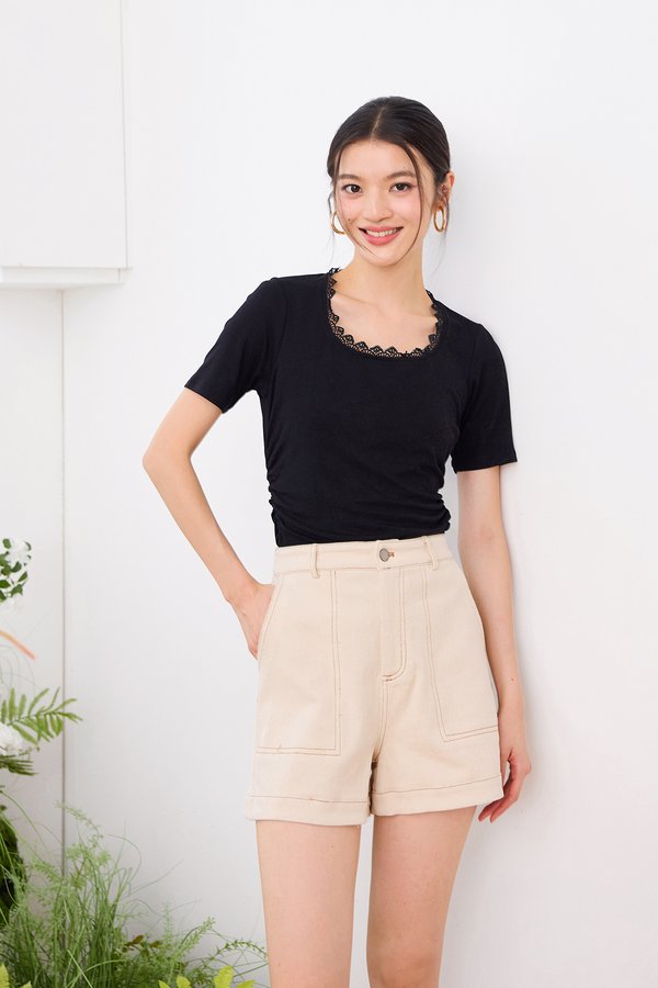 Marianne Top In Classic Black