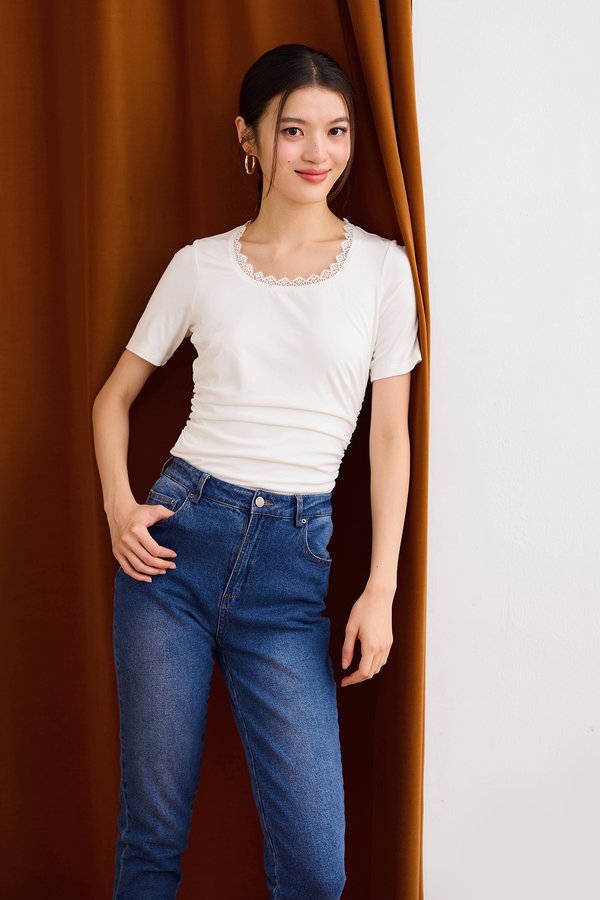 Marianne Top In Classic White