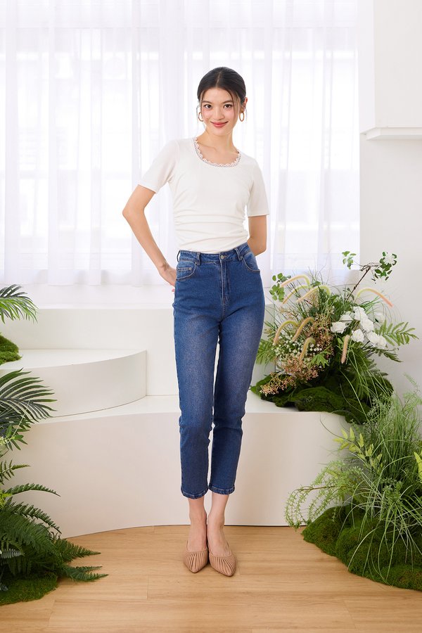 Marianne Top In Classic White