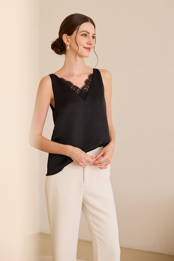 Amelie Top In Classic Black