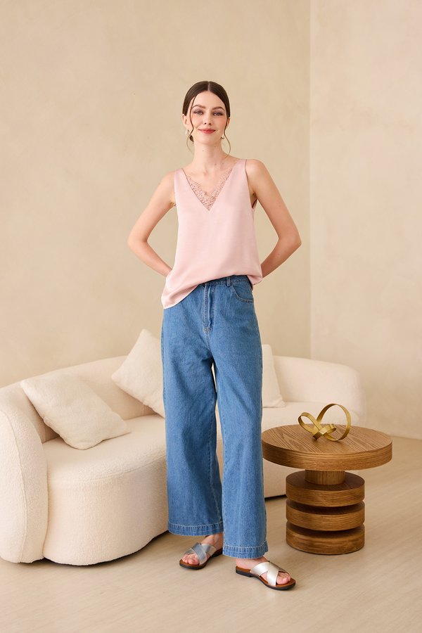Amelie Top In Dusty Pink