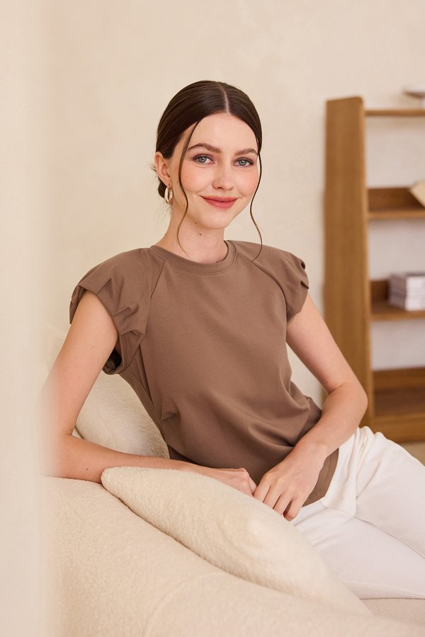 Frieda Top In Cocoa