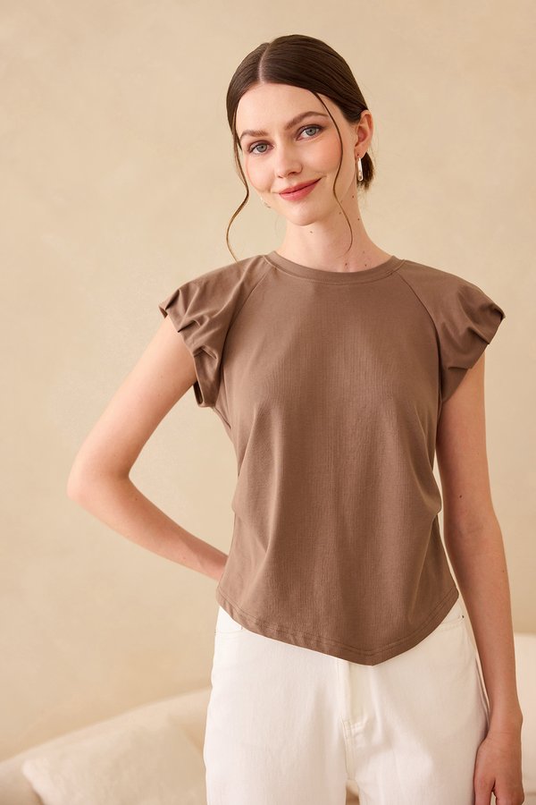 Frieda Top In Cocoa