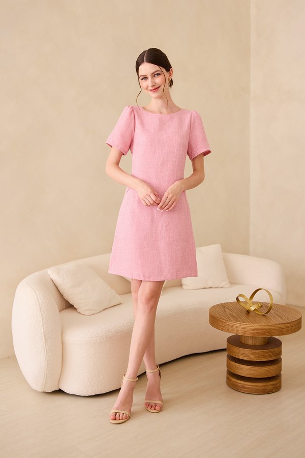 Janette Dress In Magnolia Pink