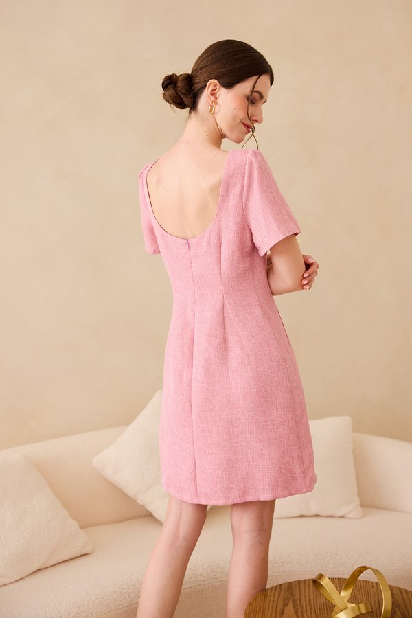 Janette Dress In Magnolia Pink