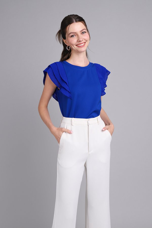 Carol Top In Cobalt Blue