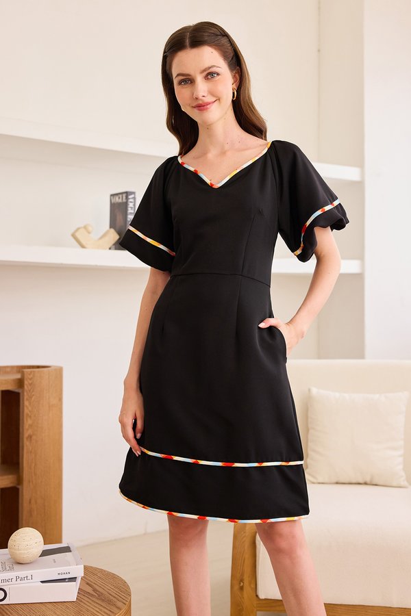 Stacie Dress In Classic Black