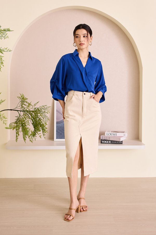 Momo Top In Cobalt Blue