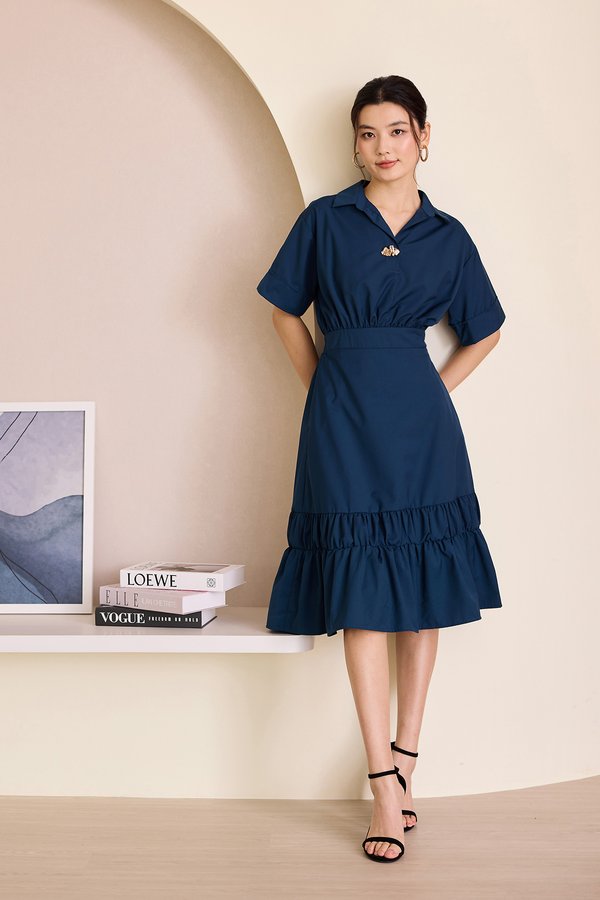 Ryleigh Dress In Peacock Blue