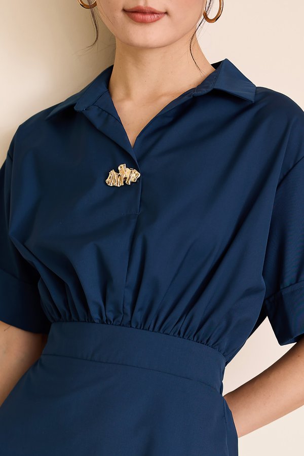 Ryleigh Dress In Peacock Blue