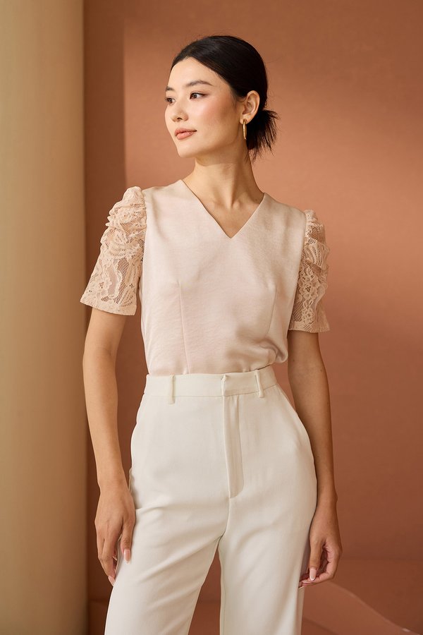 Kathy Top In Champagne