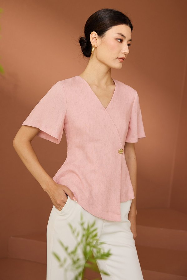 Odette Top In Soft Pink