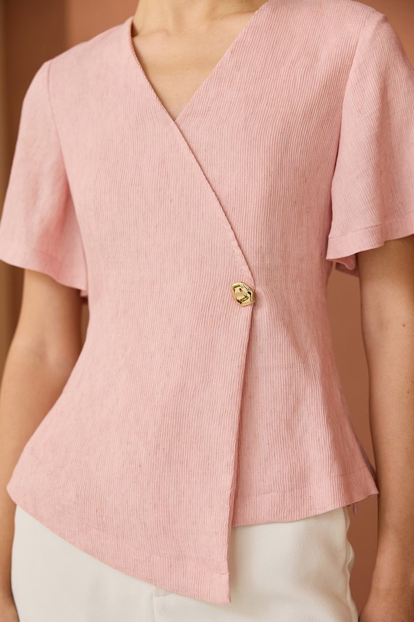 Odette Top In Soft Pink