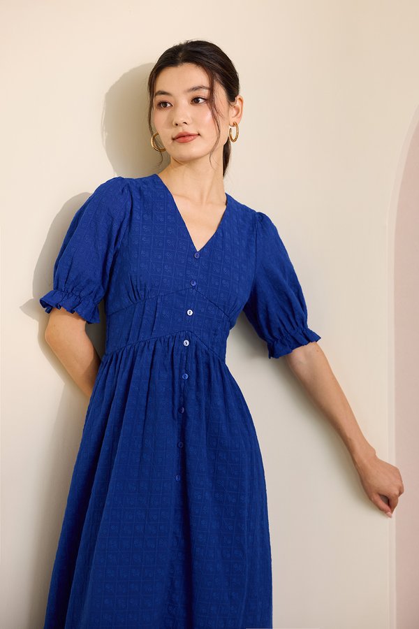Jolyn Dress In Cobalt Blue