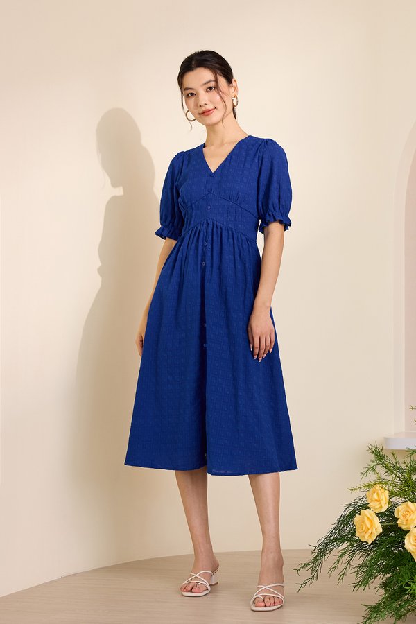 Jolyn Dress In Cobalt Blue