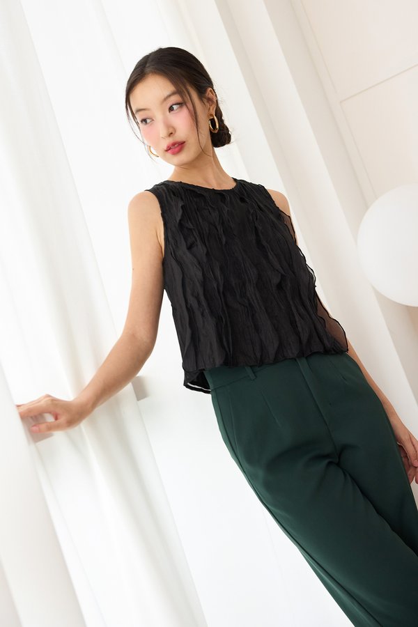 Jonah Top In Classic Black