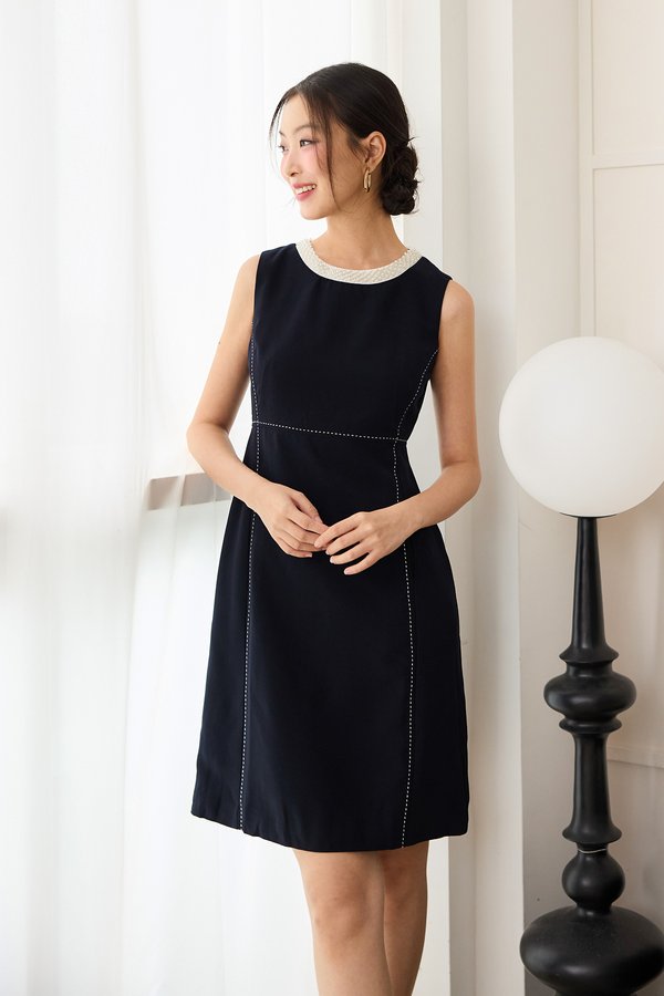 Saoirse Dress In Pearl Blue