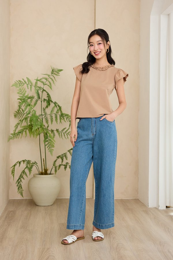 Amani Top In Mocha