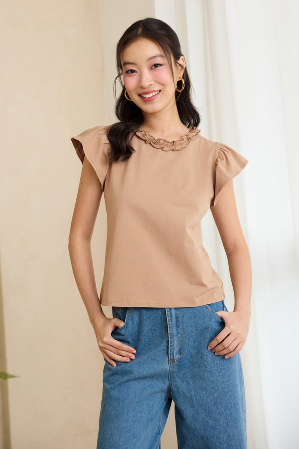Amani Top In Mocha