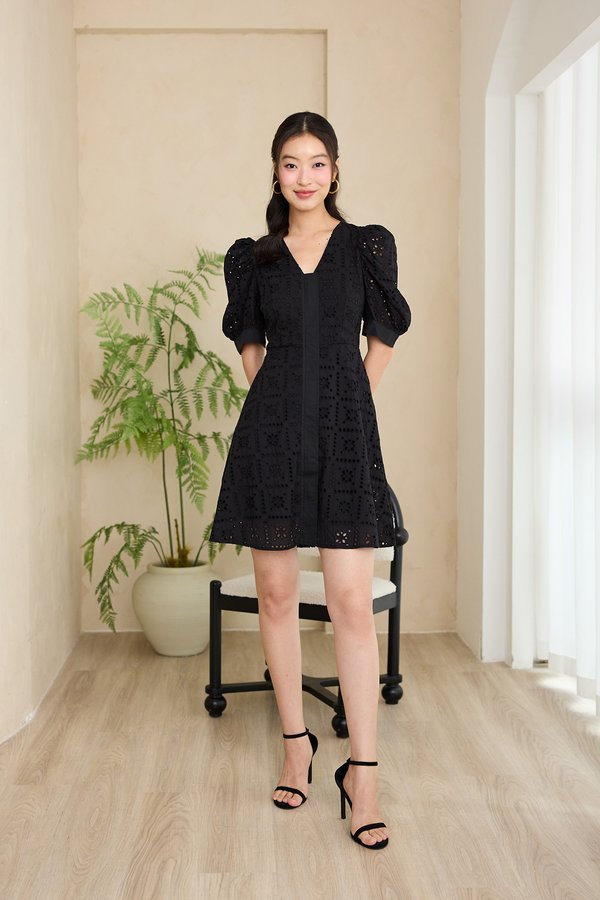 Angeline Dress In Classic Black