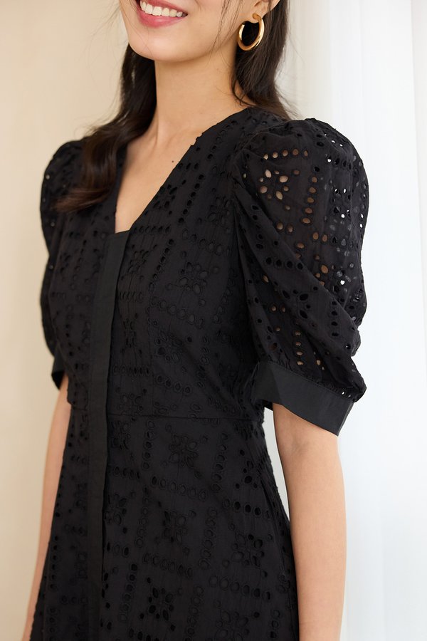 Angeline Dress In Classic Black