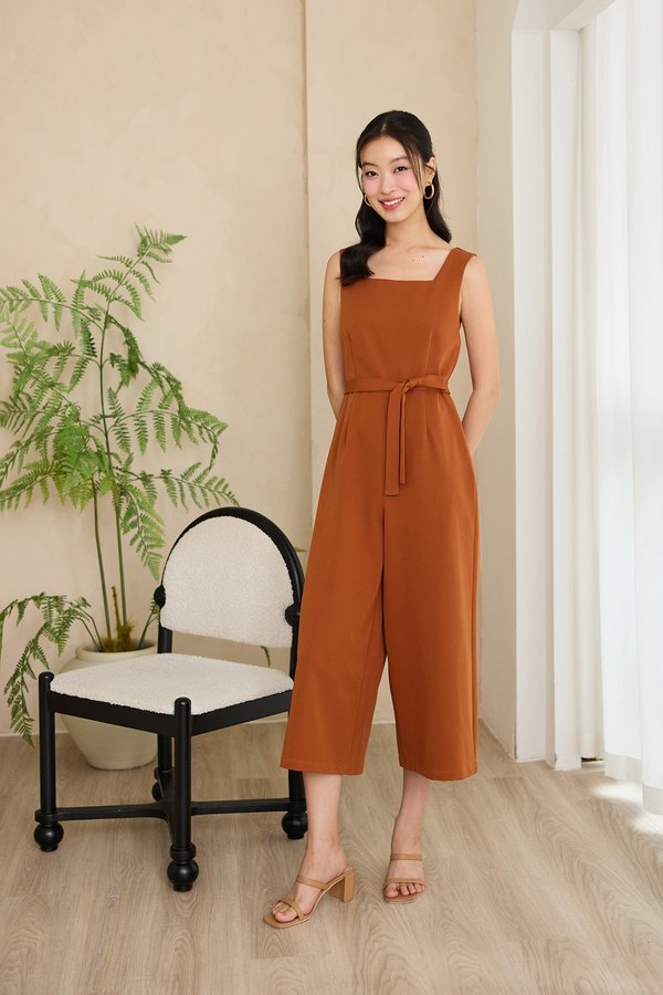 Ember Romper In Cinnamon