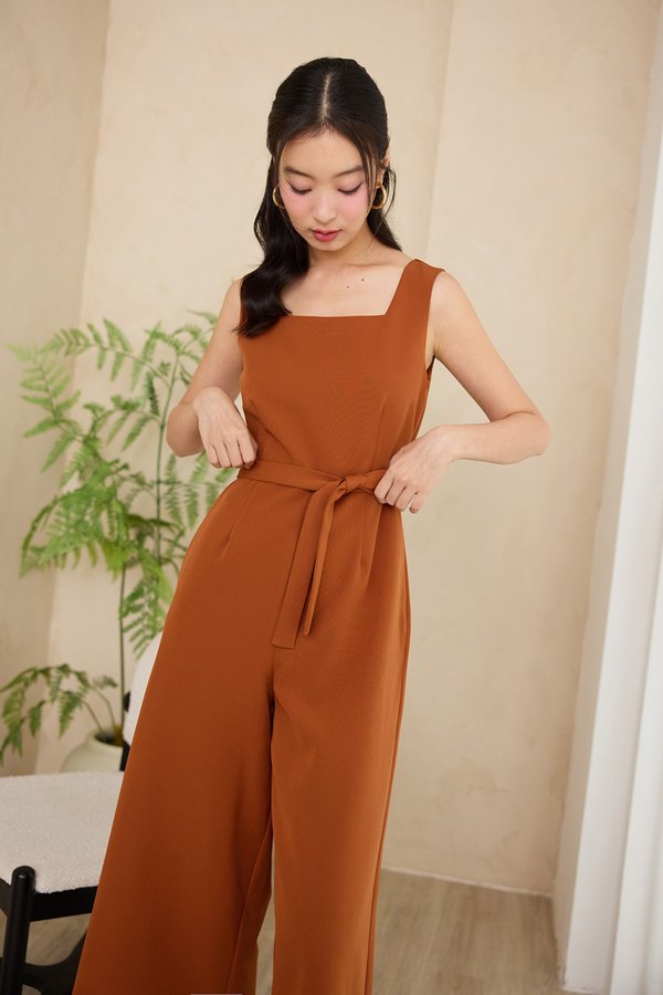 Ember Romper In Cinnamon