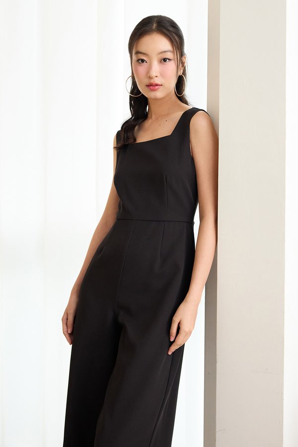 Ember Romper In Classic Black