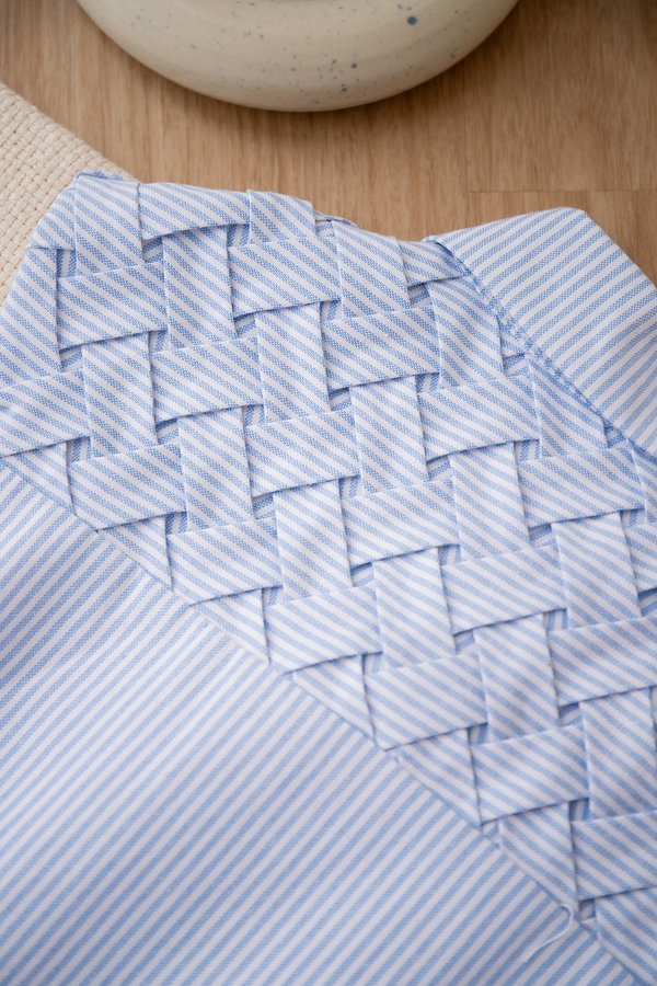 Bexley Dress In Blue Stripes Bexley Dress In Blue Stripes