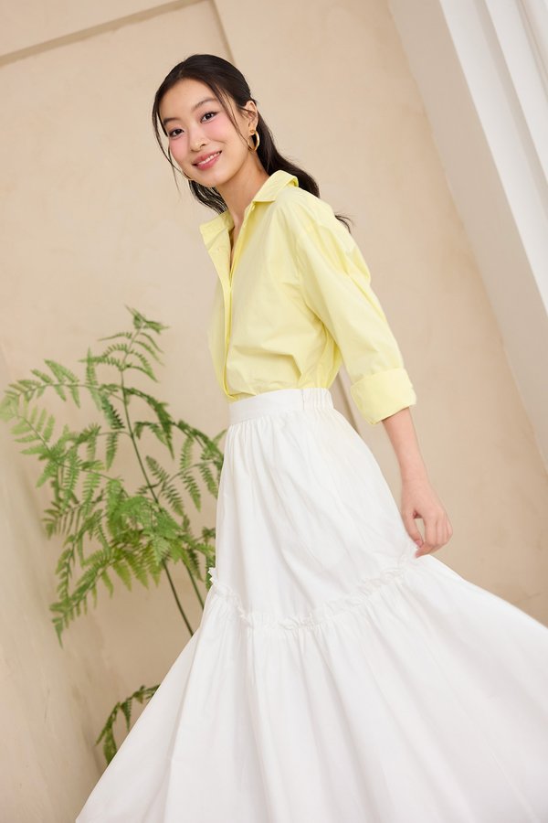 Cyrus Top In Butter Yellow Cyrus Top In Butter Yellow