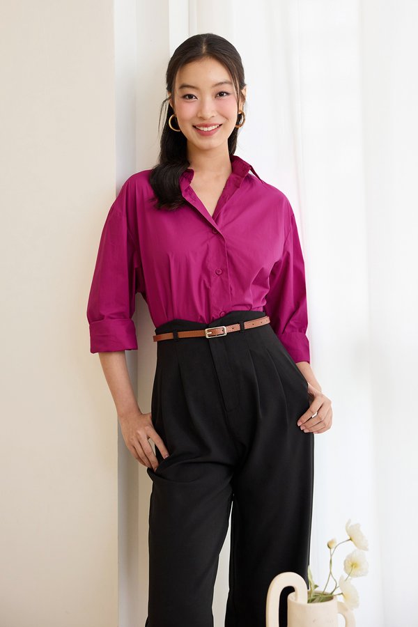 Cyrus Top In Magenta Cyrus Top In Magenta