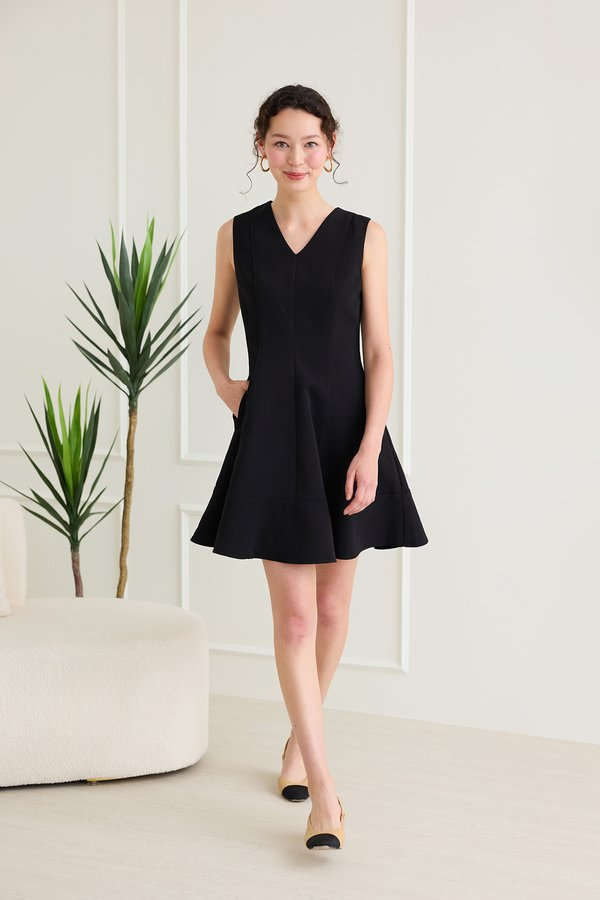 Enid Dress In Classic Black