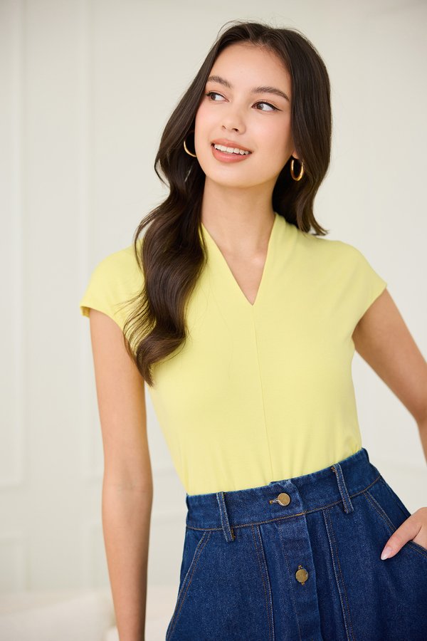 Miles Top In Yellow