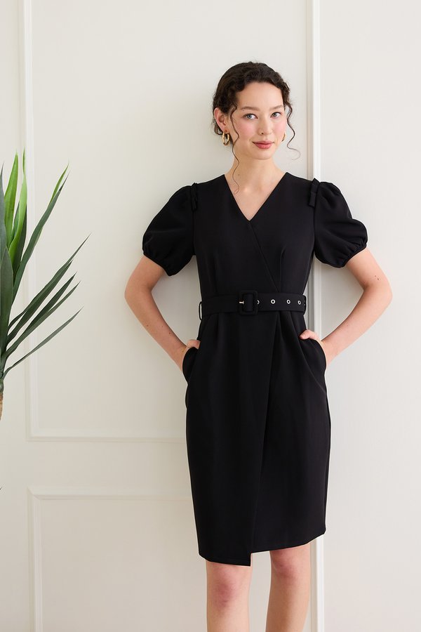 Carly Dress In Classic Black