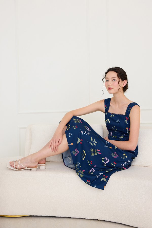 Lumi Dress In Blue Florals