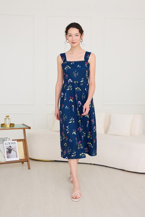 Lumi Dress In Blue Florals