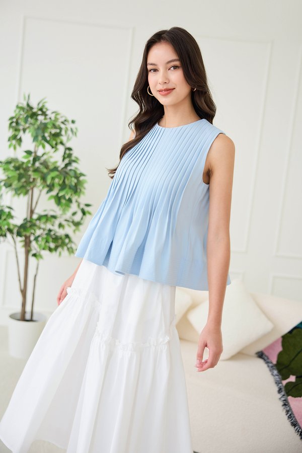 Adelia Top In Sky Blue