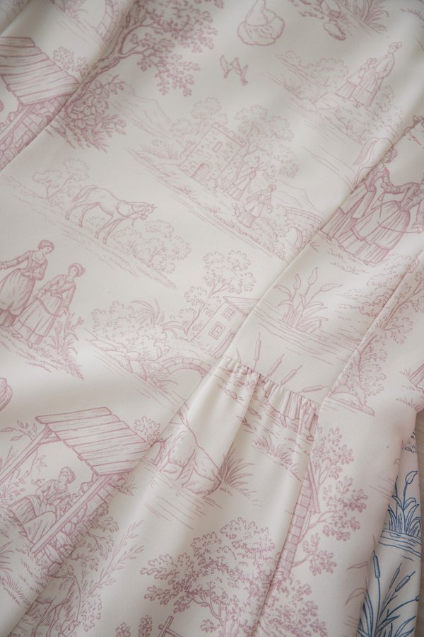 Hayden Dress In Pink Prints