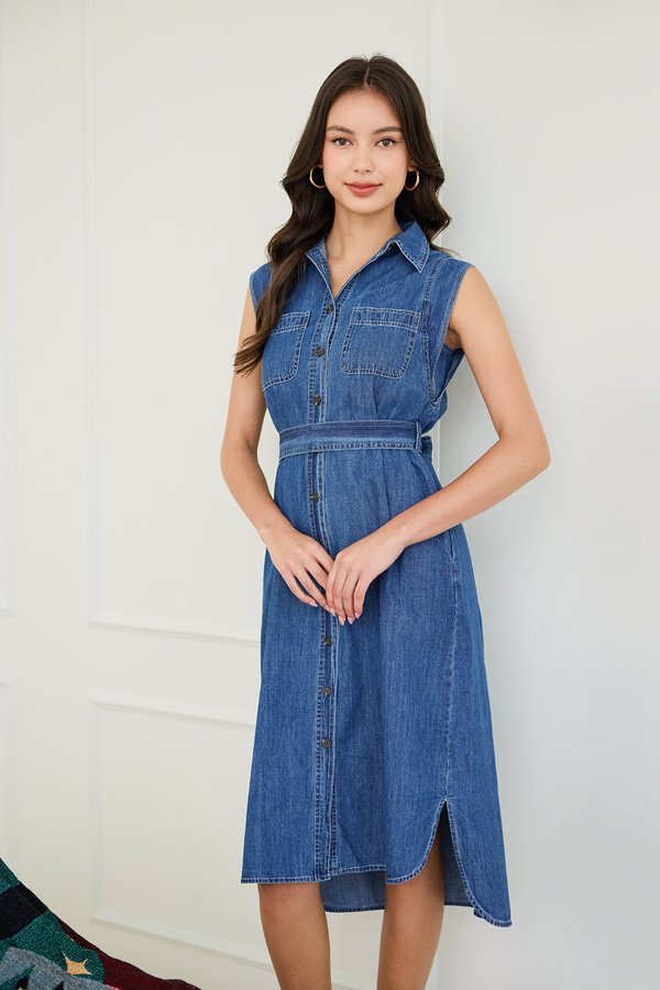 Ingrid Dress In Vintage Wash