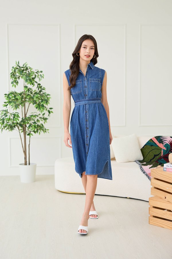 Ingrid Dress In Vintage Wash