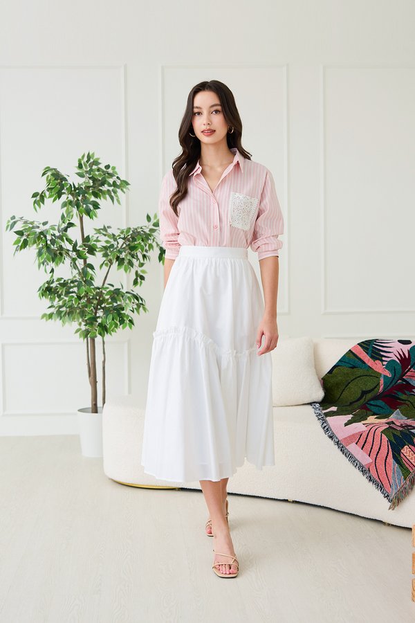 Leya Skirt In Classic White