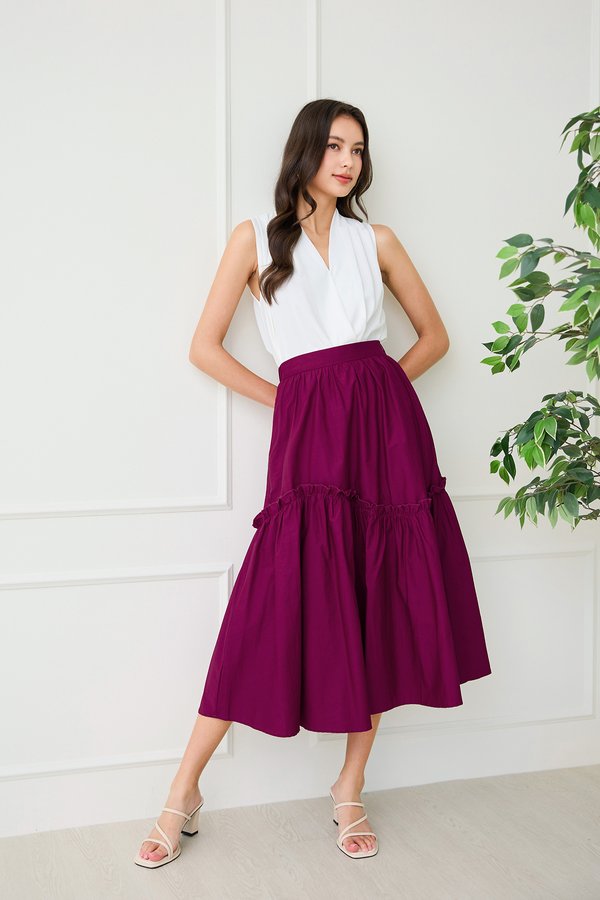 Leya Skirt In Magenta
