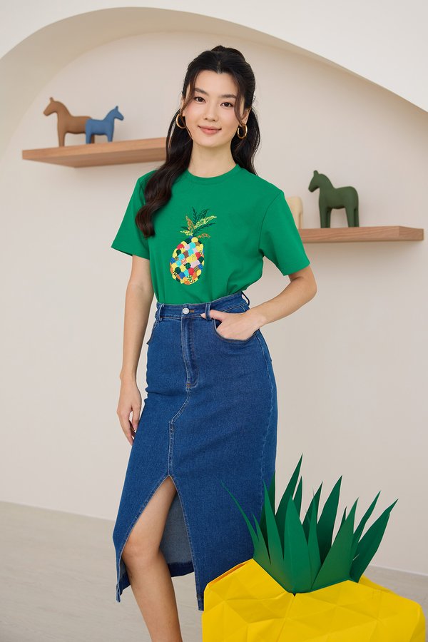 Rolling In Huatness Unisex Top In Kelly Green