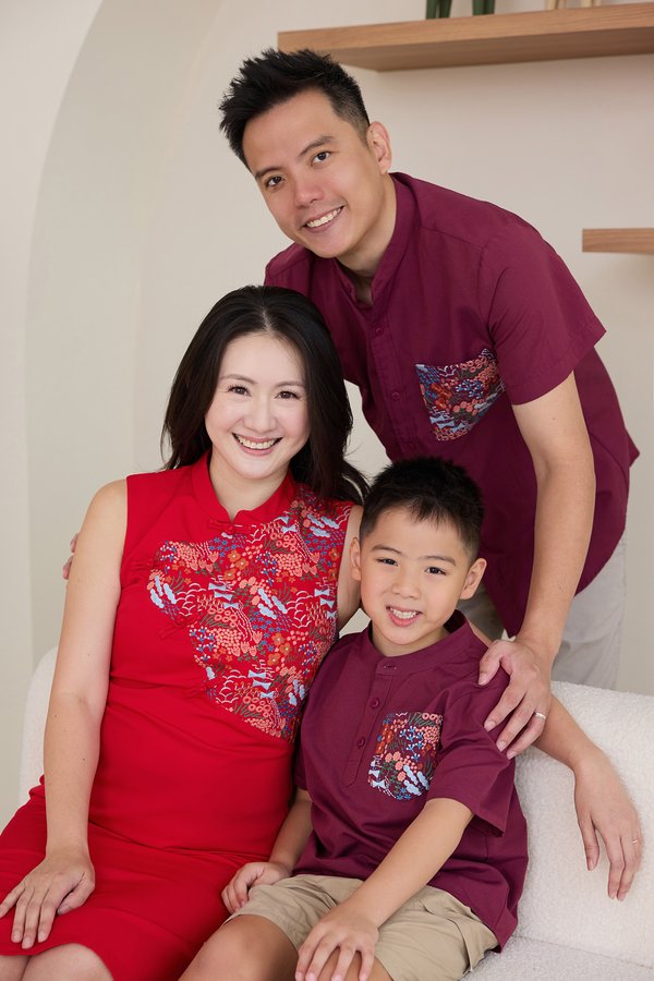 Billie Men Shirt In Tapestry Wine