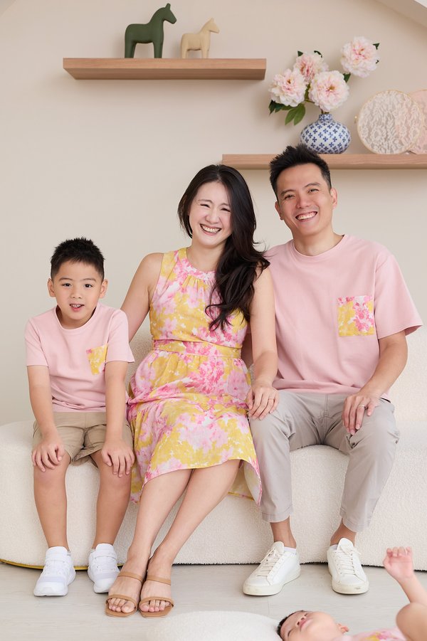 Dariel Men Tee In Soft Pink