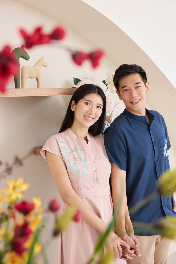 Liberty Dress In Blush Pink